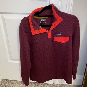 Patagonia sweater. Half button.